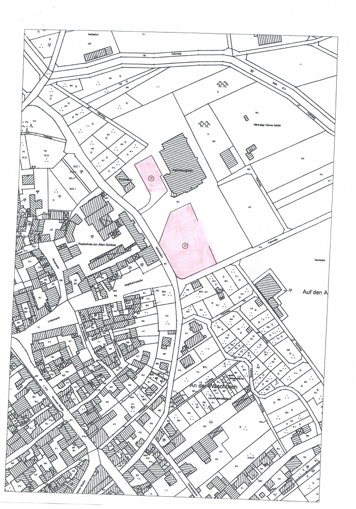 Parkplatzplan Petersberghalle